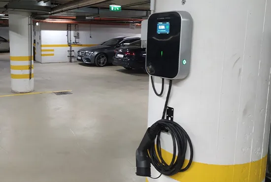 Borne de recharge au domicile d’un collaborateur